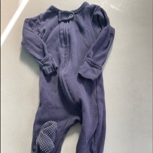 Loved baby zipper footie